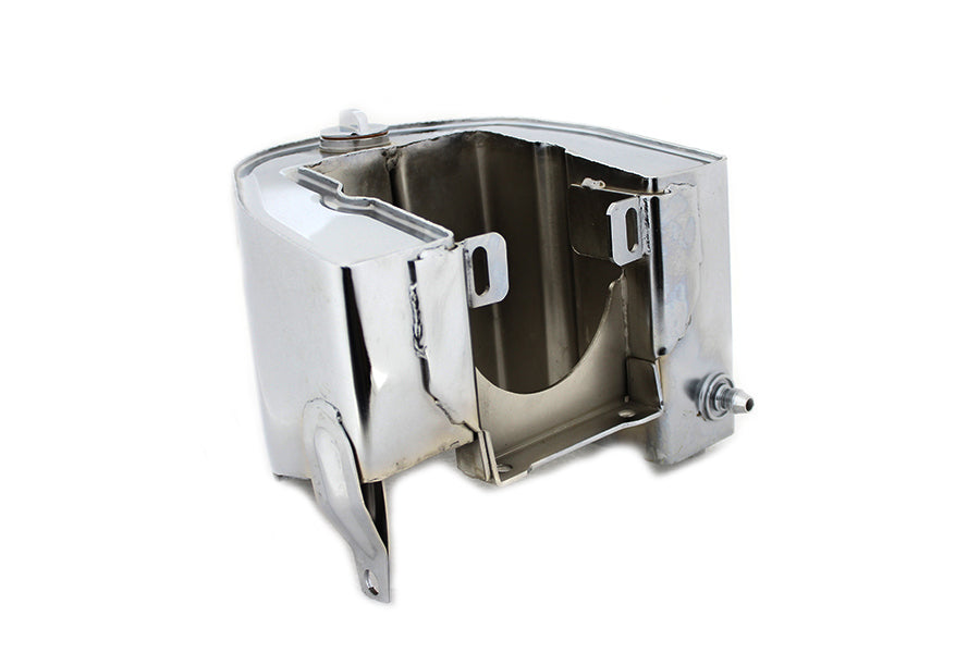 York Electric Start Oil Tank Chrome for Harley Davidson FL 1941-1950