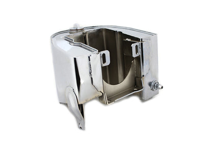 York Electric Start Oil Tank Chrome for Harley Davidson FL 1941-1950