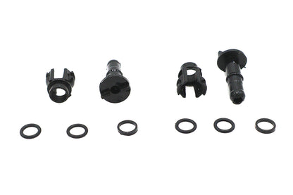 V-Twin T03-0151(2) Oil Line Retainer Assembly Set for Harley-Davidson FXST