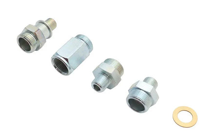 V-Twin Oil Line Fitting Kit for Harley Davidson FL Models - Part 50196 by V-Twin