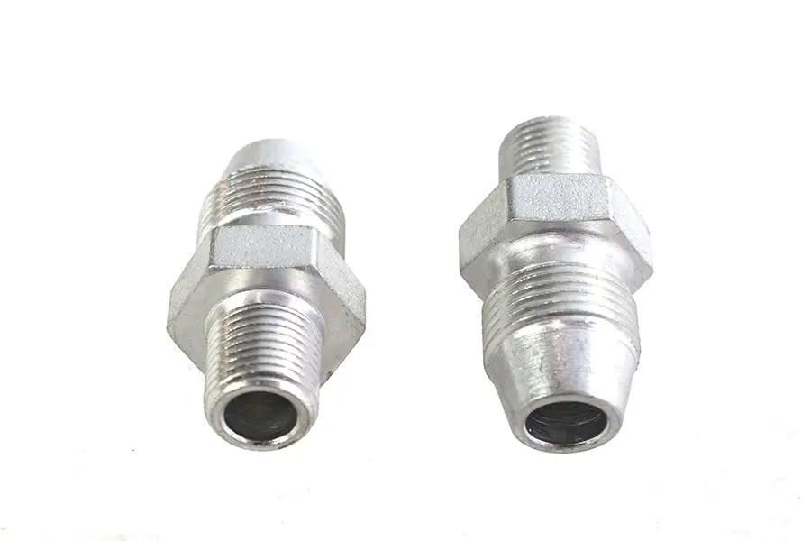 V-Twin Oil Line Fitting Set for Harley Davidson EL and FL Models – Part Number 63533-15 by V-Twin