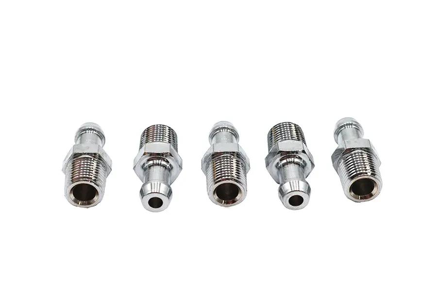 V-Twin 2026 Gas and Oil Line Fitting for Harley Davidson FL Models by V-Twin