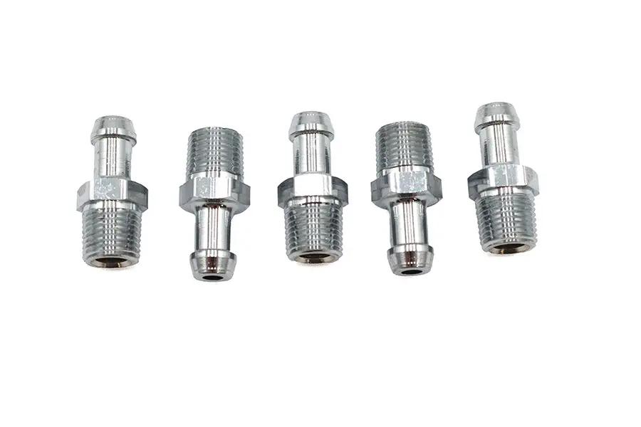 V-Twin 2026 Gas and Oil Line Fitting for Harley Davidson FL Models by V-Twin