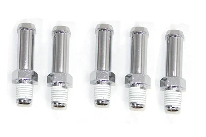 Wyatt Gatling Gas and Oil Line Fitting for Harley Davidson FL 1968-1977, 3/8 Inch Inner Diameter, 1/8 Inch NPT Male Thread by Wyatt Gatling