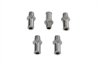 Gardner-Westcott Carburetor Vent Fitting Straight 7-90TD-6X2 with 1/8 Inch NPT and Chrome Steel Nipple