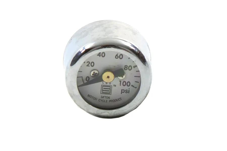 Wyatt Gatling Mini Oil Gauge for Harley Davidson FXST (1984-1993) by Wyatt Gatling