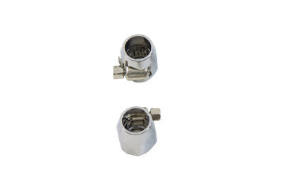 Wyatt Gatling Hex Chrome Econo Seal Hose End Set for 15mm Rubber Hose