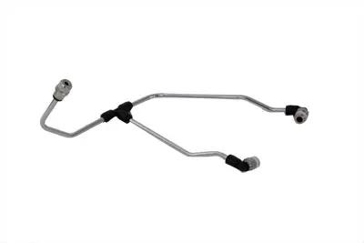 Wyatt Gatling Chrome Top Oil Line for Harley Davidson FL Models by Wyatt Gatling