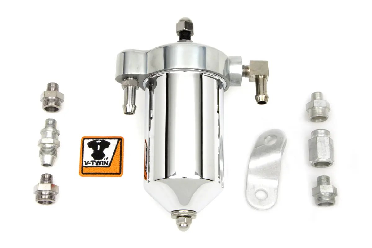V-Twin Oil Filter Canister Kit for Harley Davidson EL Models by V-Twin