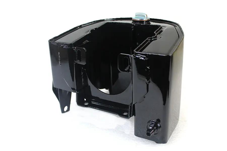 York Electric Start Oil Tank Black for Harley Davidson FL Models by York