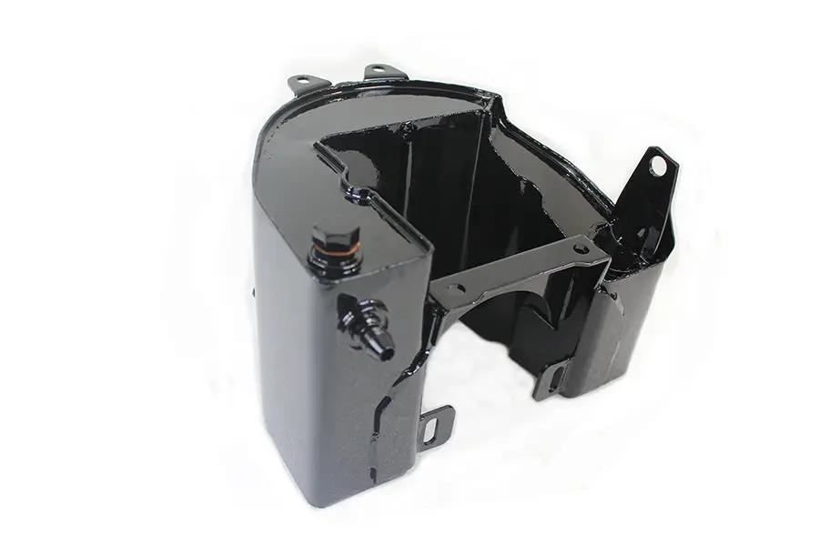 York Electric Start Oil Tank Black for Harley Davidson FL Models by York