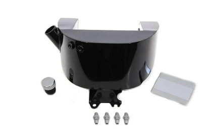 Wyatt Gatling Electric Start Oil Tank Black - Fits 12V FXE Battery with Swingarm Frame Mounting by Wyatt Gatling