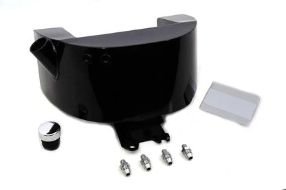 Wyatt Gatling Electric Start Oil Tank Black - Fits 12V FXE Battery with Swingarm Frame Mounting by Wyatt Gatling
