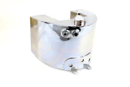 Wyatt Gatling Replica Oil Tank Chrome with Smooth Top for Harley Davidson EL and FL Models by Wyatt Gatling