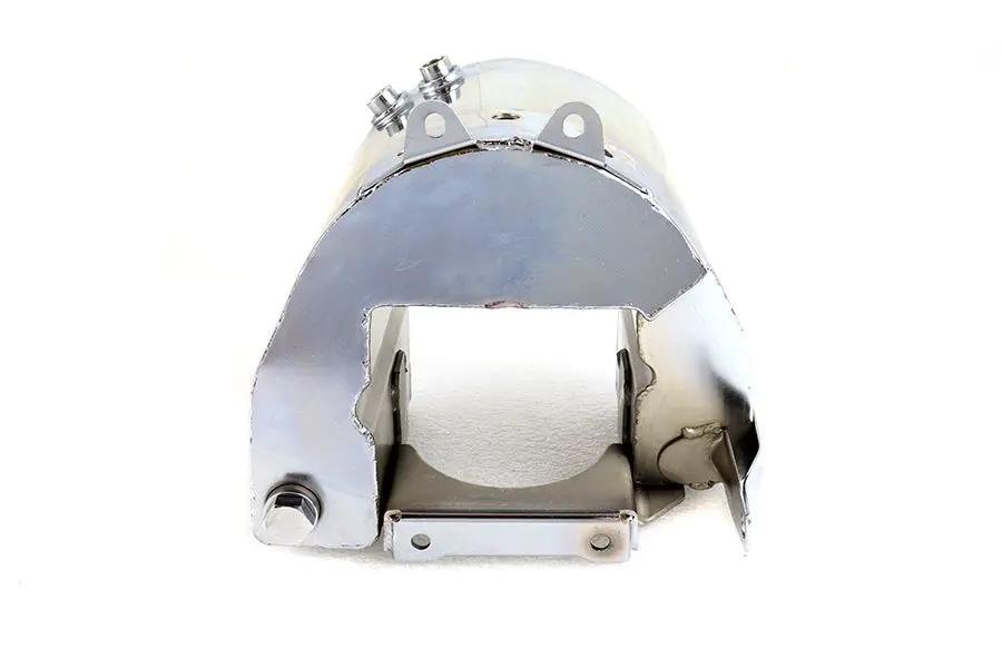 Wyatt Gatling Replica Oil Tank Chrome with Smooth Top for Harley Davidson EL and FL Models by Wyatt Gatling