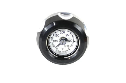 Wyatt Gatling M8 Black and Machined Oil Temperature Dipstick for Harley Davidson FLT by Wyatt Gatling
