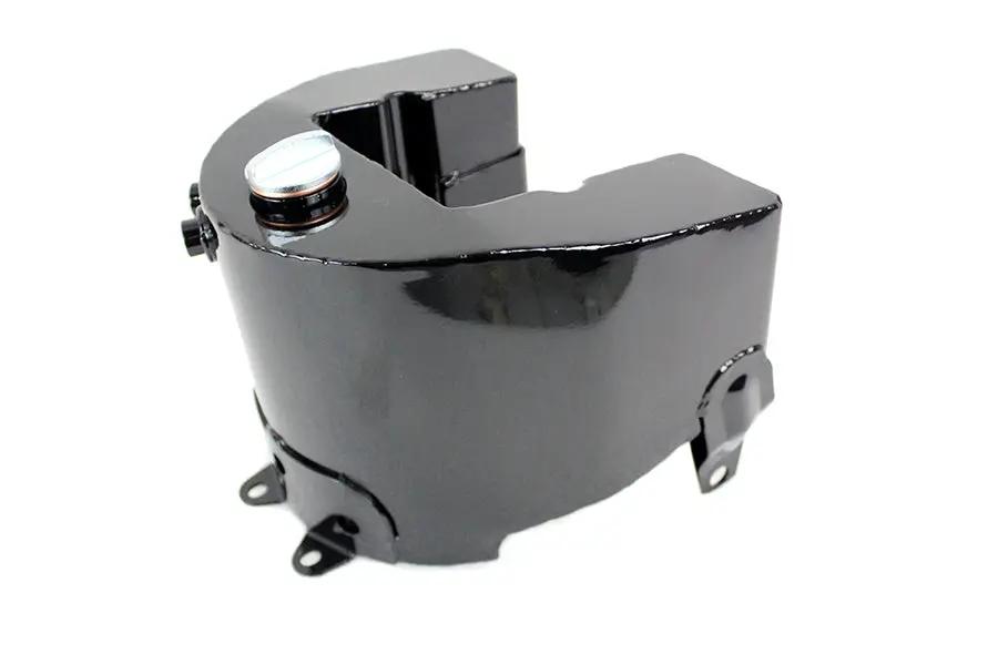 Wyatt Gatling Replica 1936 Knucklehead Black Oil Tank with Zinc Plated Cap and NPT Threads by Wyatt Gatling