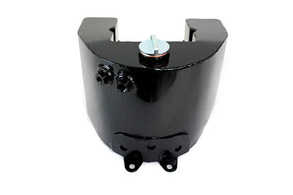Wyatt Gatling Replica 1936 Knucklehead Black Oil Tank with Zinc Plated Cap and NPT Threads by Wyatt Gatling