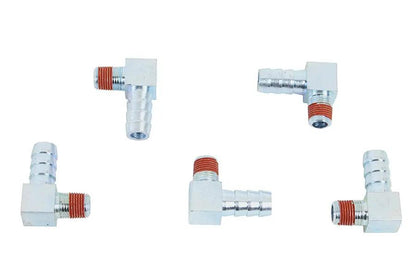 Wyatt Gatling 40-0637 Zinc 90-Inch Male Pipe Thread Gas and Oil Line Fitting for Harley Davidson FL by Wyatt Gatling
