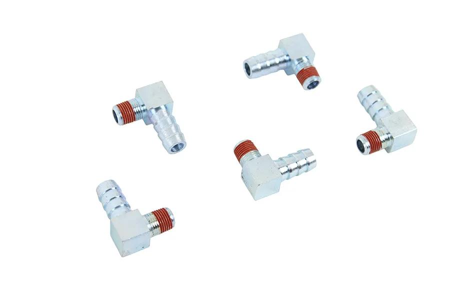 Wyatt Gatling 40-0637 Zinc 90-Inch Male Pipe Thread Gas and Oil Line Fitting for Harley Davidson FL by Wyatt Gatling