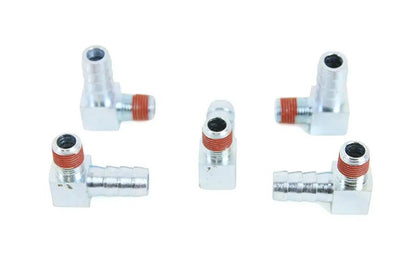 Wyatt Gatling 40-0637 Zinc 90-Inch Male Pipe Thread Gas and Oil Line Fitting for Harley Davidson FL by Wyatt Gatling