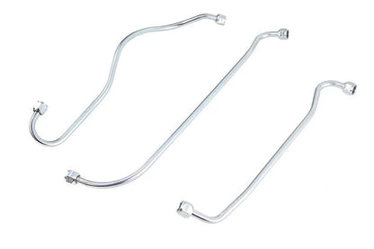 V-Twin U/UL Oil Line Set Zicad Plated for Harley Davidson UL (1941-1948) by V-Twin