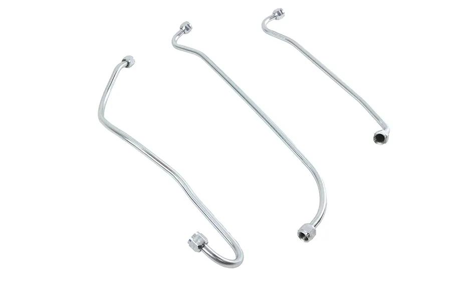 V-Twin U/UL Oil Line Set Zicad Plated for Harley Davidson UL (1941-1948) by V-Twin