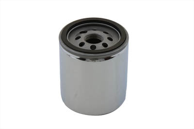 V-Twin 14-0024C Chrome Stock Spin-On Oil Filter for Harley Davidson VRSC Models