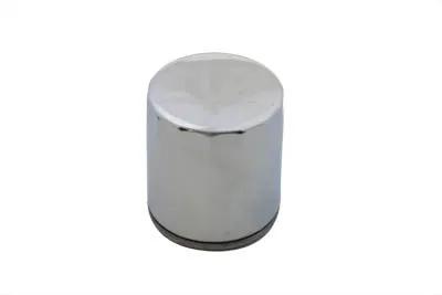 V-Twin Magnetek Oil Filter Part 14-0020HP – 3.25 Inch Chrome Finish with Magnetic Ring for Harley Davidson FXST (1999-2008) by V-Twin