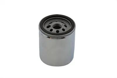 V-Twin Magnetek Oil Filter Part 14-0020HP – 3.25 Inch Chrome Finish with Magnetic Ring for Harley Davidson FXST (1999-2008) by V-Twin