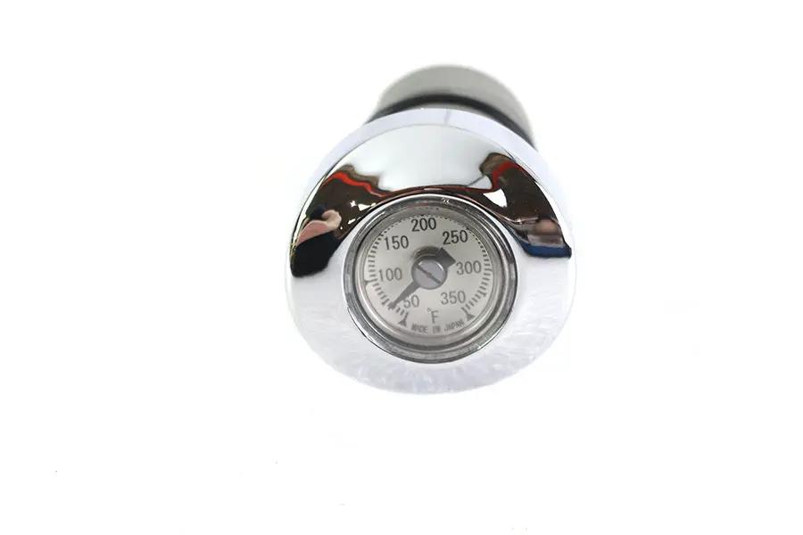Wyatt Gatling Oil Temperature Gauge White for Harley Davidson XL (Part #71561WF) by Wyatt Gatling