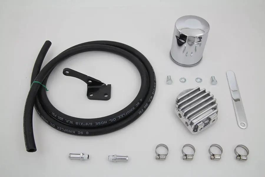 V-Twin Transmission Mount Oil Filter for Harley Davidson FX Models – 3 Inch Diameter by V-Twin