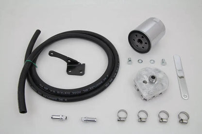 V-Twin Transmission Mount Oil Filter for Harley Davidson FX Models – 3 Inch Diameter by V-Twin