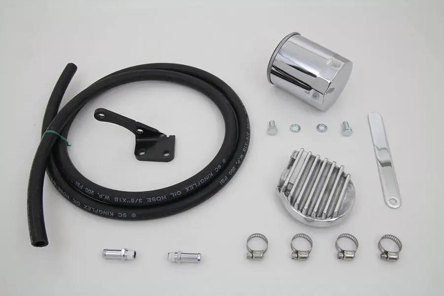 V-Twin Transmission Mount Oil Filter for Harley Davidson FX Models – 3 Inch Diameter by V-Twin