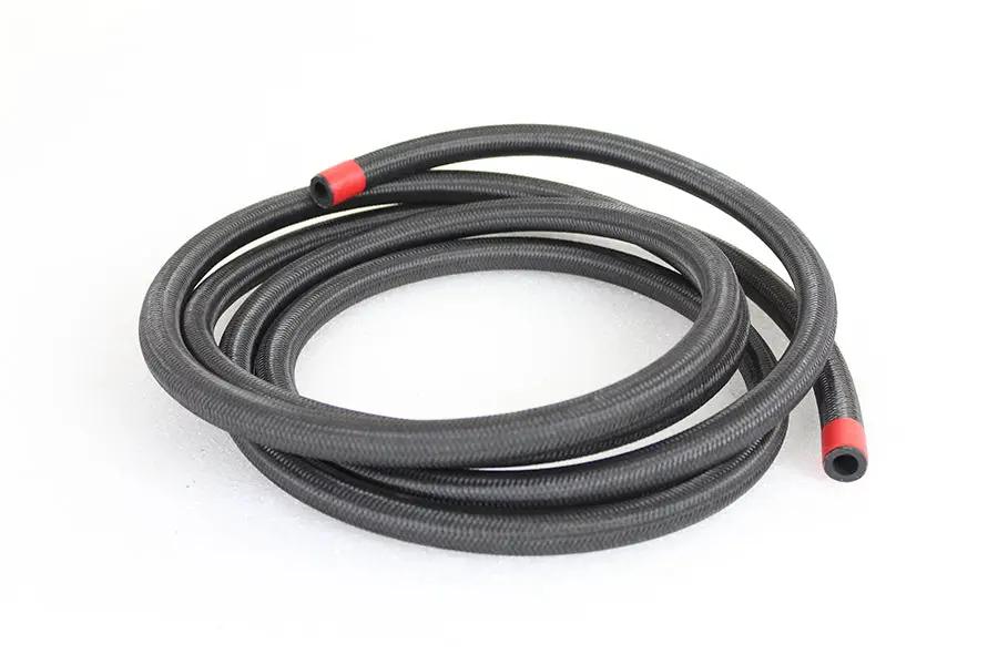 Wyatt Gatling Braided Oil Hose Black - 3/8 inch Inner Diameter by Wyatt Gatling