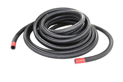 Wyatt Gatling Braided Oil Hose Black - 3/8 inch ID with Nylon Reinforced Outer Cover by Wyatt Gatling