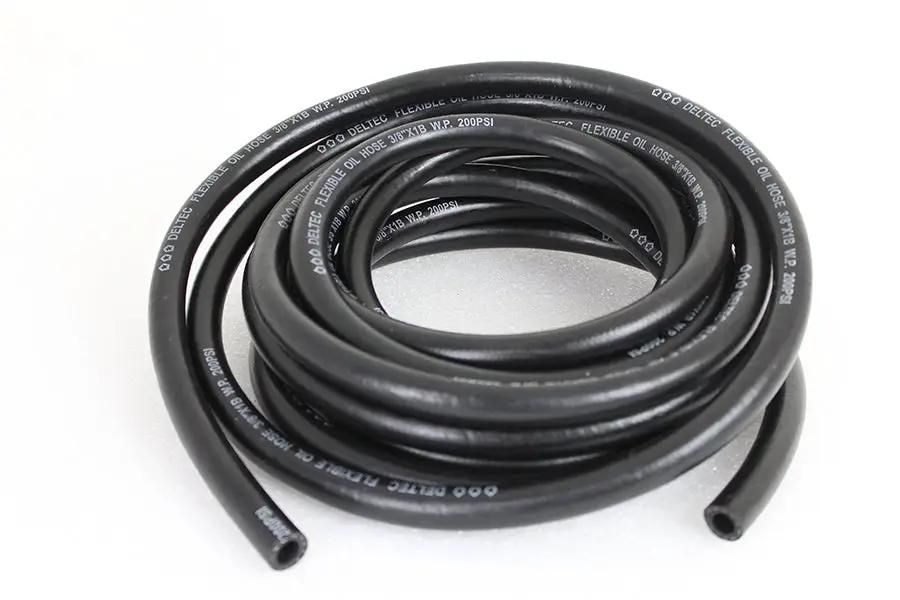 Wyatt Gatling 40-0767 Black Reinforced Fuel and Oil Line, 3/8 Inch Inner Diameter, 20 Feet Length by Wyatt Gatling