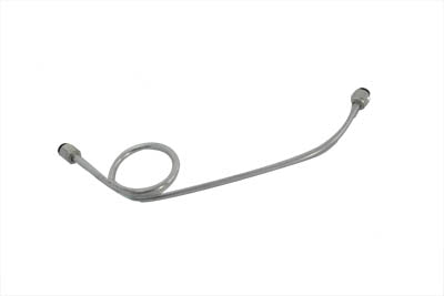 V-Twin 50220 45-Inch Chrome Gas Line for 1950-1959 Harley-Davidson G