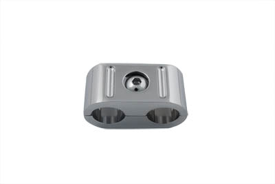 Wyatt Gatling Chrome Oil Line Separator for Harley Davidson FXST Models