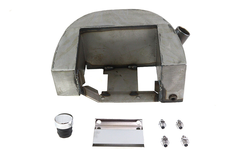 V-Twin Electric Start Oil Tank Raw with FXE Battery Compatibility