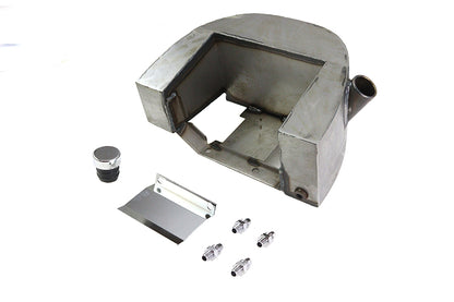 V-Twin Electric Start Oil Tank Raw with FXE Battery Compatibility