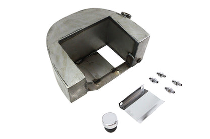 V-Twin Electric Start Oil Tank Raw with FXE Battery Compatibility