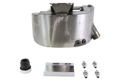 V-Twin Electric Start Oil Tank Raw with FXE Battery Compatibility