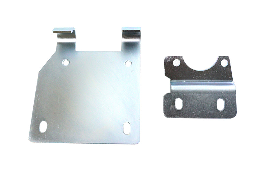 V-Twin Oil Tank Mount Bracket Set for Harley Davidson FL and FX Models