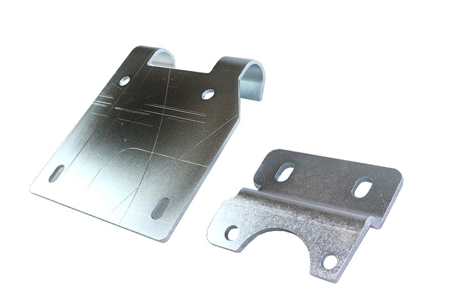 V-Twin Oil Tank Mount Bracket Set for Harley Davidson FL and FX Models