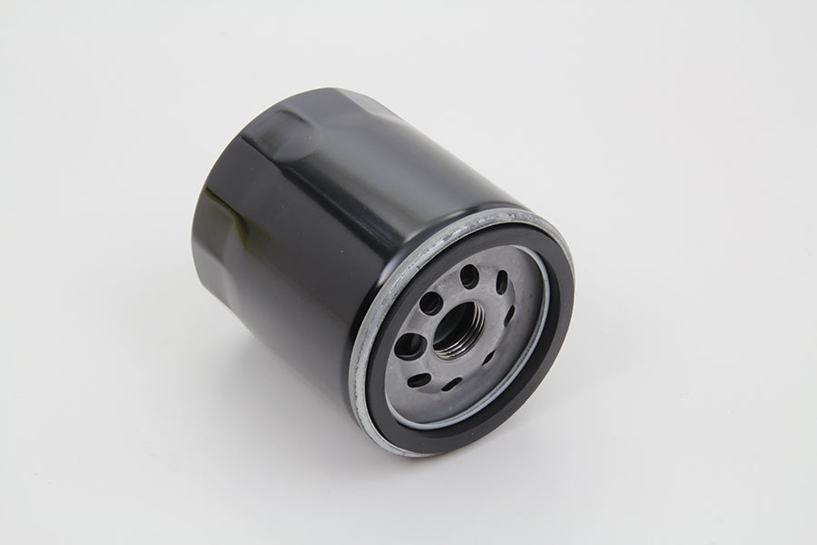 V-Twin Black Medium Spin-On Oil Filter for Harley Davidson FXST (Part #14-0020B-6)