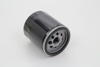 V-Twin Black Medium Spin-On Oil Filter for Harley Davidson FXST (Part #14-0020B-6)