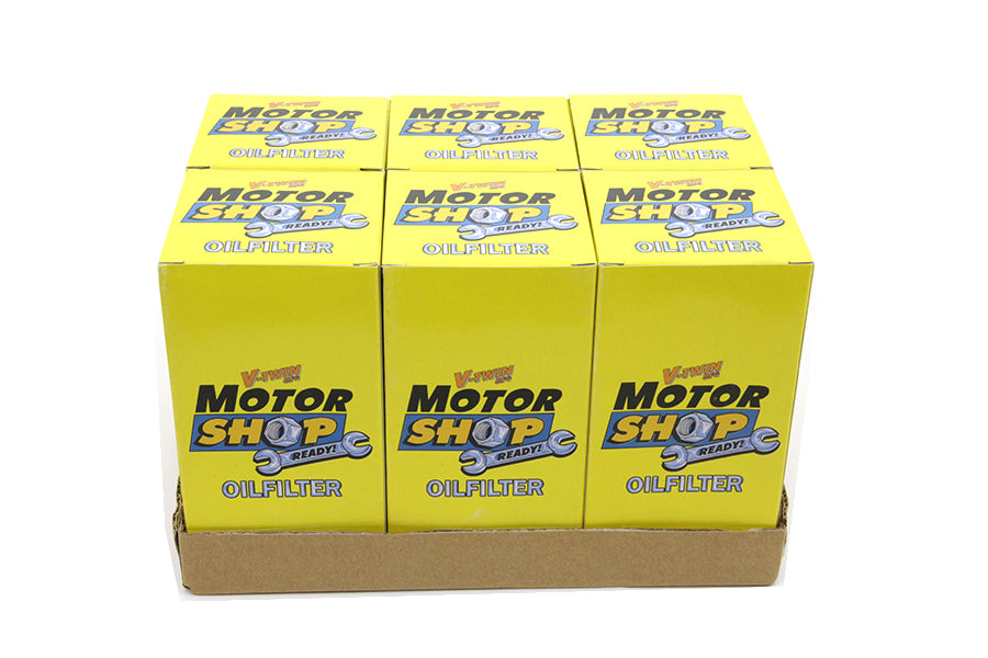 V-Twin Black Extra Long Spin-On Oil Filter Part 14-0018B-6 for Harley Davidson FXD Models
