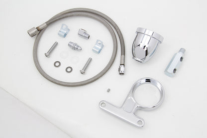Wyatt Gatling Rocker Box Oil Pressure Gauge Cup Kit for Harley Davidson XL (Part #78034A)