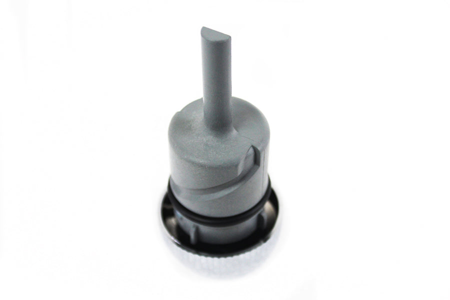 Wyatt Gatling Oil Tank Dipstick Cap Assembly Chrome for Harley Davidson XL Models